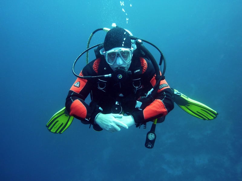 Diver underwater